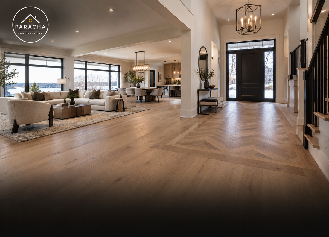 Hardwood flooring installation details